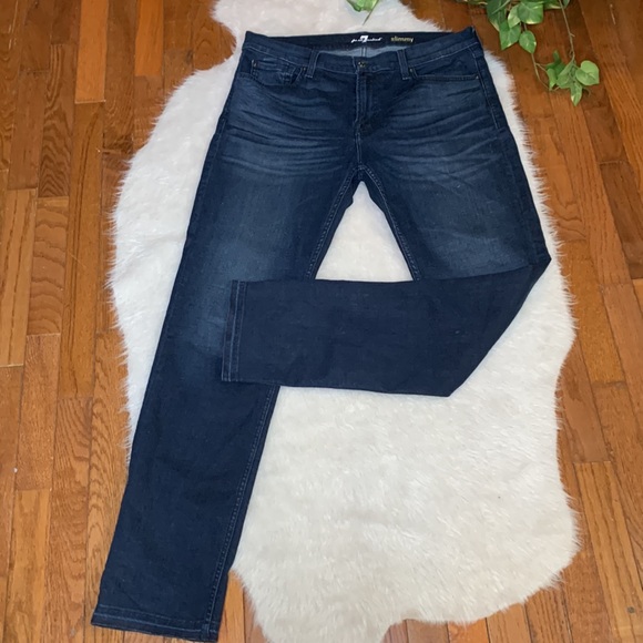 7 For All Mankind Other - 7FAMK Dark Wash Stretch Slimmy Jeans